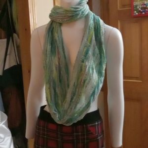 Colorful infinity scarf